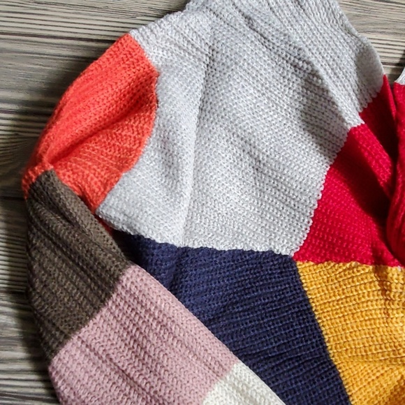 NWT Colorblock Sweater small - Picture 6 of 6